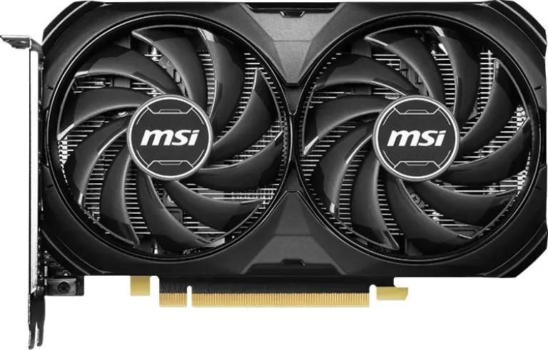 Видеокарта MSI NVIDIA  GeForce RTX 4060TI RTX 4060 Ti VENTUS 2X BLACK 8G OC 8ГБ Ventus 2X Black, GDDR6, OC,  Ret [rtx 4060 ti ventus 2x black oc]